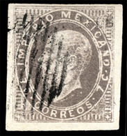 MEXICO. APAM 7c 20 1866 (no Name) With Tiny Thin. Looks Fine - Very Fine. (Scott 269, NF 47) - Messico