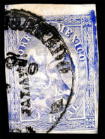 MEXICO. 1r JALAPA 1st Period. Rare And Fine (Scott 22, NF 18). NF $250. - Messico