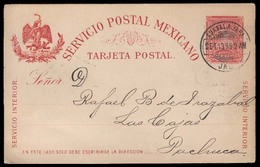 MEXICO. 1899. Guadalajara To Pachuca. Militar Issue Card. - Messico