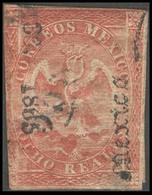 MEXICO. Sc.25. 4 Th Period 8rs Mexico, 36-1865 (?), Cds Thin On Reverse, Fine Appearance. - Mexico