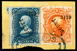 MEXICO. Lagos District. V.f.piece. Scott # NF 110,111.Condition: Used/VF. - Mexico
