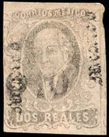 MEXICO. Sc 37º. 2 Rs. Gothic Double Mexico Name Overprint, Large Margins, OTUMBA Stline Cancel Out Of District Usage. Ve - Mexico