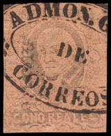 MEXICO. Sc 40º. 8 Rs Black / Red Bn, Gothic Name, Large Margins, Central ADMINISTRACION Cancel (xxx). VF An Desirable It - Mexico