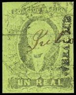 MEXICO. 1867. VERACRUZ Provisional. 1rl 1861 Black / Green, Veracruz Name, Used In CORDOVA, Good Margins. The Veracruz D - Messico