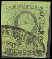 MEXICO. 1 R. Mexico Name / Cancel "Diligencias Grales / Mexico / Admon." (**). Huge Margins. Excellent Item. Not Usual I - Messico