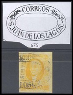 MEXICO. Sc 2º. LAGOS District. 1rl Yellow, Oval " San Juan De Los Lagos" (xx) Sch 675. VF. - Mexico