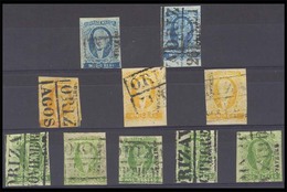 MEXICO. Sc 1º/3º. ORIZAVA District. 10 Stamps, Including 1/2rl (2), 3x 1rl And 2rs X5. Diff Shades + Name Positions. F-F - Messico