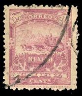 MEXICO. Sc 284º. 1898. 10c Mulitas No Wmk / Used. Rare Item. Sc 04 140$. - Mexico