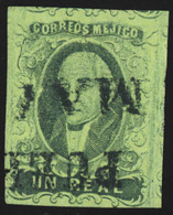 MEXICO. 1rl. 61. No Name. Puebla Cancel. Nice. Scott# 7. Used. VF. - Messico