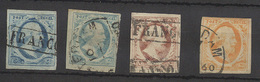 NETHERLANDS. 1852. Yv 1/3 Incl 5c Two Shades Faultless About Fine. Opportunity. - Andere & Zonder Classificatie