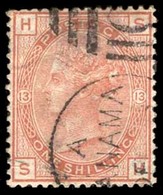 PANAMA. 1880 Issue. 1sh Orange Brown WMK SPRAY. Plate 13 "C35 + Cds (A)" (xx). Superb Centenary. The RARE Value!! See Ca - Panama