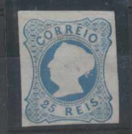 PORTUGAL. 2*. Die II. Blue Shade. Minor Thin. Complete Margins. - Other & Unclassified
