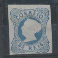 PORTUGAL. 2*. Die II. Blue Shade. Minor Thin. Complete Margins. - Altri & Non Classificati