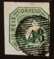 PORTUGAL. 3º. Yellow Green. Complete Good Margins. Cancelled "48" Grill Of Angra/Açores Islands (***). - Sonstige & Ohne Zuordnung