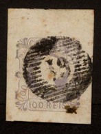PORTUGAL. 4º. Lilac Huge Margins, Top Is Border Sheet, On Medium Thick Paper, Cancelled "61" Grill Of Guimaraes. Fine An - Other & Unclassified