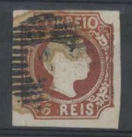 PORTUGAL. 5º. Die VII. Deep Red Rich Brown Shade. Complete Margins. Nicely Cancelled. - Other & Unclassified