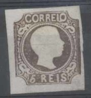 PORTUGAL. 10*. Type II. Dark Brown, Worn Impression. Complete/v/good Margins. Fine. - Other & Unclassified