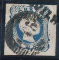 PORTUGAL. 12º. Type I. Light Blue. Good/large Margins. Cancelled "(CO)VILH(A)" (**) Straightline And Grill. V. Scarce. - Altri & Non Classificati
