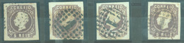 PORTUGAL. 14º. Type II. 4 Stamps. Choice/v. Fine Condition. - Altri & Non Classificati