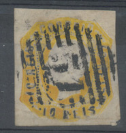 PORTUGAL. 15º. Light Orange Yellow. Complete Margins, Cancelled "51" Grill (Funchal/Madeira Island). V. Scarce In This V - Other & Unclassified