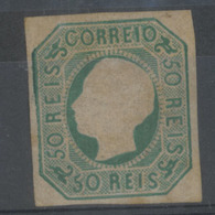 PORTUGAL. 17**. Blue Green. Complete Margins. Fine. Rare Mint Shade. - Altri & Non Classificati