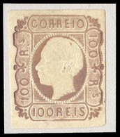 PORTUGAL. 18**. Trial Colour PROOF, With Full Orig. Gum In Brown Lilac, Complete Good Margins All Around. It Shows Thick - Other & Unclassified