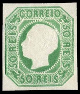 PORTUGAL. 17*. Intense Yellow Green On Medium White Paper. V. Good Margins. Extr. Fresh And Fine Stamp. - Other & Unclassified