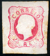 PORTUGAL. 16**. Die VI. Rose-red. Large Margins, With Part Orig. Gum, Some Spots, Otherwise Fine And Scarce Stamp In Min - Altri & Non Classificati