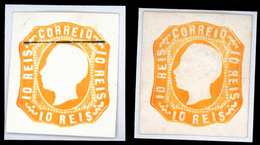 PORTUGAL. 15*. 1885 Reprints. 2 Choice Stamps, One With Horiz. Black Line. Af.03 160 Euros +. - Altri & Non Classificati