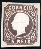 PORTUGAL. 14**. Die I, Creamy Brown, Rich Print, Slight Part Reentry In Lower Margin. V. Good Margin All Around, On Medi - Other & Unclassified