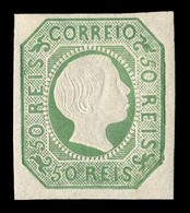 PORTUGAL. 8**. Intense Green Shade. Complete Good Margins With Full Original Gum. Variety With Spots Of Colour On The Ne - Other & Unclassified