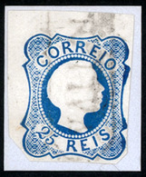 PORTUGAL. 6º. Blue Shade. Complete Rounded Margins. Pmk. Oval "VALLAD(ARES)" (**). V. Rare. - Other & Unclassified