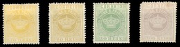 PORTUGAL-ST.THOME E PRINCIPE. 1884. Reprint. CROWN ISSUE 10rs, 20rs, 50rs And 100rs. Mint No Gum. - Sonstige & Ohne Zuordnung