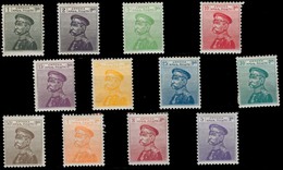 SERBIA. 1911. Yv 93/104 */(*). Complete Mint Set. Fine. - Serbia