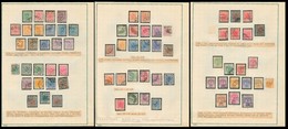 SERBIA. 1890 / 1901. Original Used Collection In 3 Album Pages, Showing Values, Pqbt Shades And Some Cancels. Most VF. O - Servië