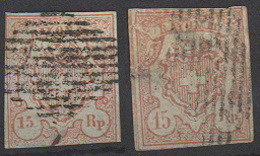 SWITZERLAND. 1852. Rayon III. Yv 22/23º. Yv 2009. 750 Euros. Opportunity. - Other & Unclassified
