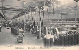 61-FLERS- FILATURE DE LA PLANCHETTE- LES BANCS A BROCHES - Flers