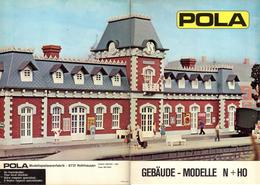 Catalogue POLA 1976 Gebäude Modelle N + HO - Allemand