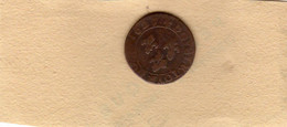 Double Tournois Louis XIII 1627 Lettre A Cuivre En TB - - 1610-1643 Louis XIII Le Juste