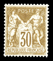 * N°69, 30c Brun-clair Type I, Très Bon Centrage. TTB (signé/certificat)  Qualité: * - 1876-1878 Sage (Type I)