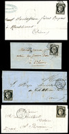 O N°3, 20c Cérès, 4 Lettres Avec Nuances Différentes. TB  Qualité: O  Cote: 400 Euros - 1849-1876: Période Classique