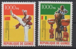 Guinée 2009 Mi. A/B 7218 50 Ans Relations Chine Relations With China Beziehungen Zur VR China RARE !! 2 Val - República De Guinea (1958-...)