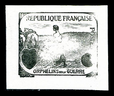 (*) N°150, Orphelins, épreuve En Noir Ss Valeur Dans Le Cartouche, TTB (signé Scheller)  Qualité: (*)  Cote: 300 Euros - 1900-02 Mouchon