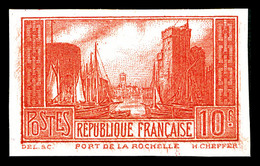 ** N°261, Port De La Rochelle, 10F Rouge Non Dentelé, Très Jolie Pièce, R.R.R (certificat)  Qualité: ** - 1900-02 Mouchon