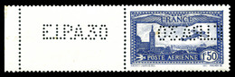 ** N°6c, 1F50 Outremer Perforé 'E.I.P.A.30' (renversé), Bdf, SUP (certificat)  Qualité: **  Cote: 875 Euros - 1927-1959 Neufs