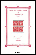 ** N°1, Exposition Philatélique De Paris 1925, FRAICHEUR POSTALE, SUP (signé Roumet/certificats)  Qualité: **  Cote: 550 - Neufs