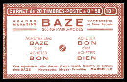 ** N°199-C23, Série MARSEILLE, BAZE PARIS Et ORESTE LEBOFFE. SUP. R.R. (certificat)  Qualité: ** - Autres & Non Classés