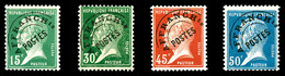 ** N°65/68, Série Pasteur, Les Quatre Valeurs TB  Qualité: **  Cote: 455 Euros - 1893-1947