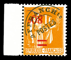 ** N°74a, 80c Sur 1F Orange: Surcharge Renversée Bdf, TTB (signé Calves/certificat)  Qualité: **  Cote: 600 Euros - 1893-1947