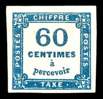 * N°9a, 60c Bleu Très Foncé. TB (certificat)  Qualité: *  Cote: 800 Euros - 1859-1959 Oblitérés